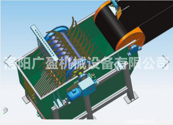 旋轉鉤齒除雜物機結構介紹